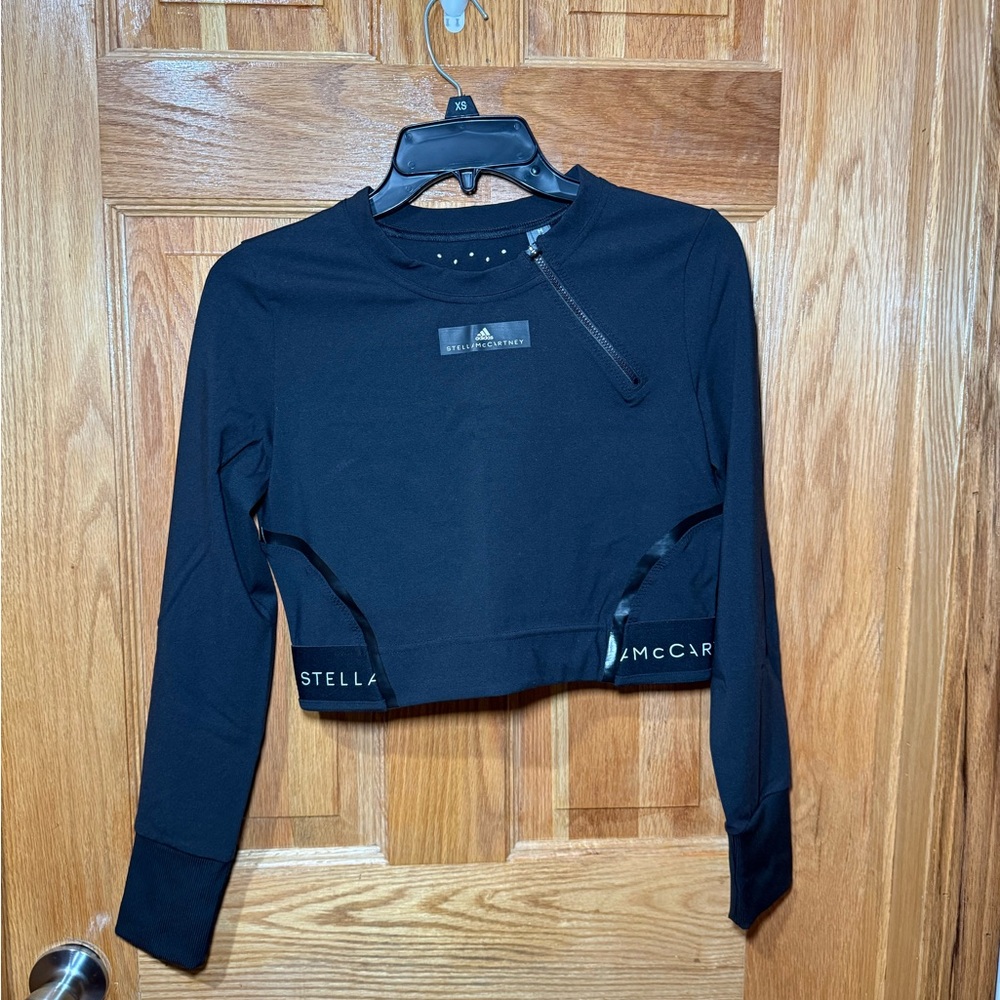 Adidas Stella McCartney Black Crop Top
